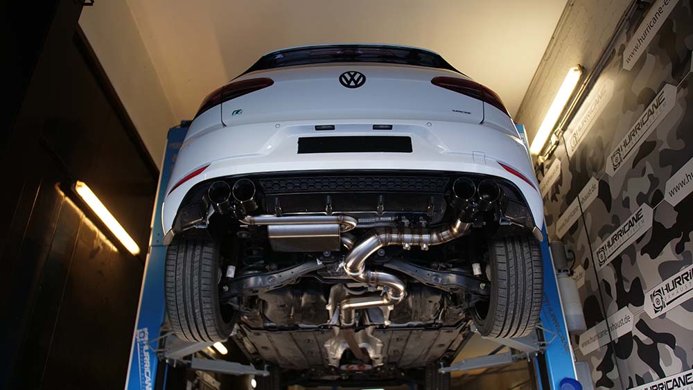 VW Golf 7R 310 PS V2 Klappenabgasanlage