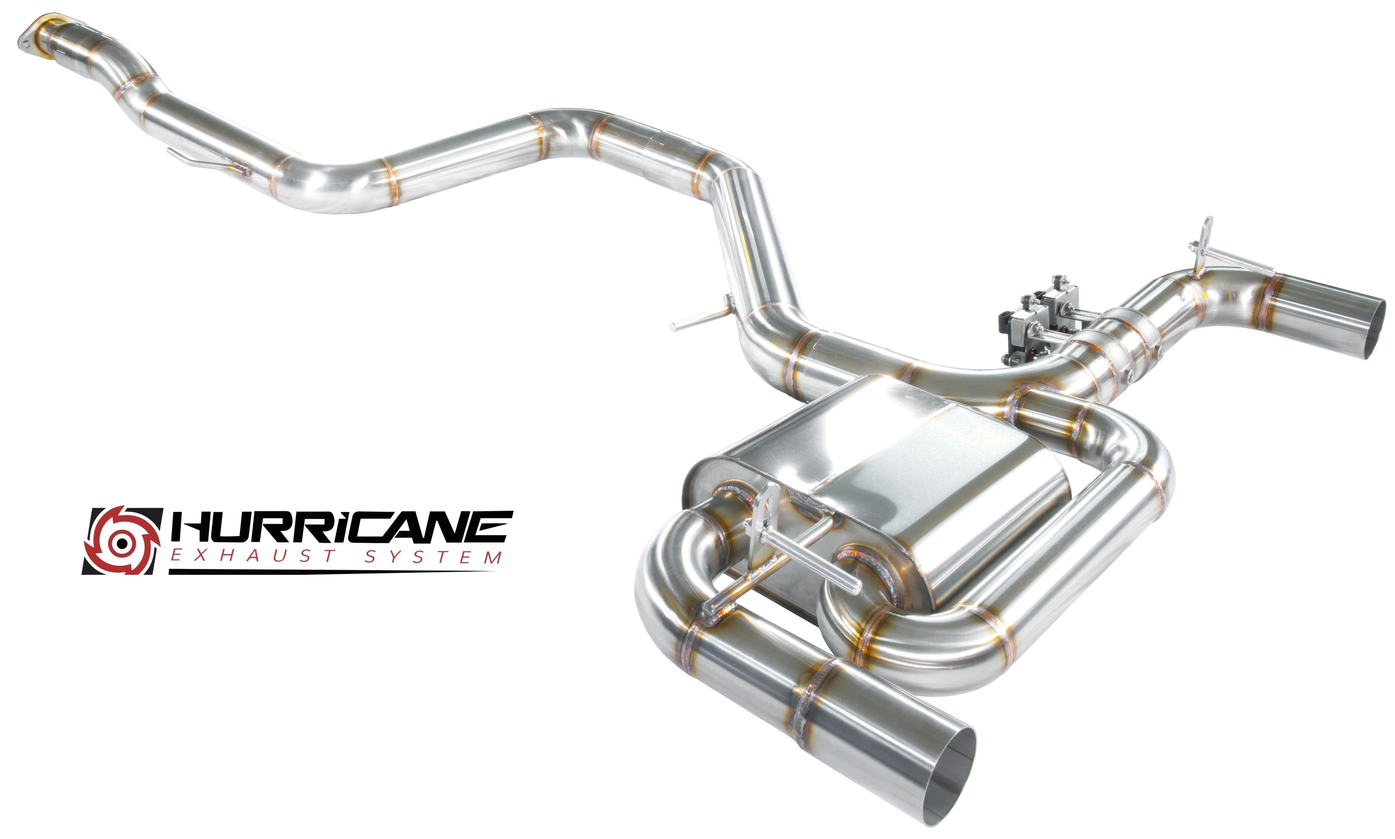Hurricane 3,5" Abgasanlage für Hyundai i30 N OPF Hatchback, Performance OPF, Project C OPF 250-275PS V2