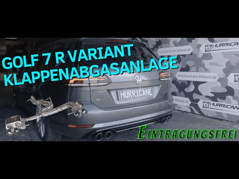 Hurricane 3,5" Abgasanlage für VW Golf 7.5 R Variant 300PS OPF V2